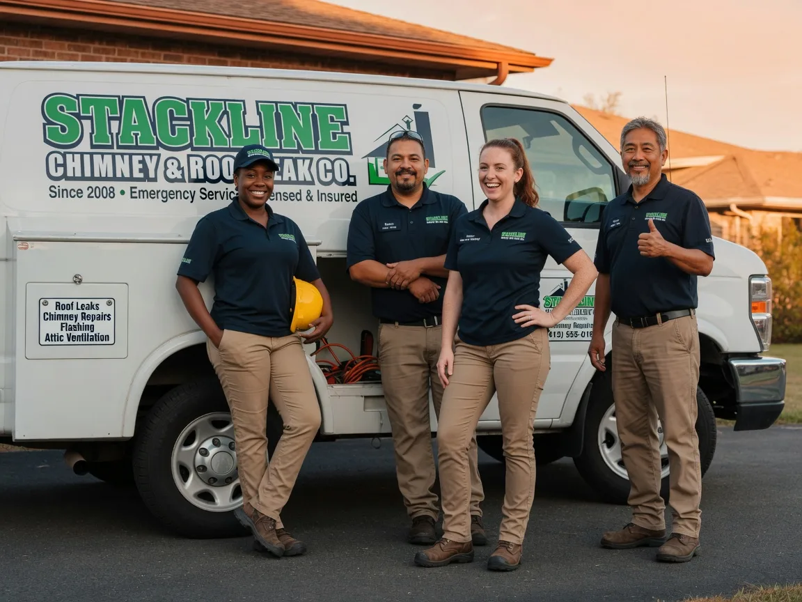 Chimney flashing repair company in Deering, ND